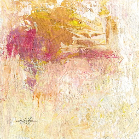 Framed Abstract Painting, by Kathy Morton Stanion - Serenity Abstraction 4 - Picture 3 of 4